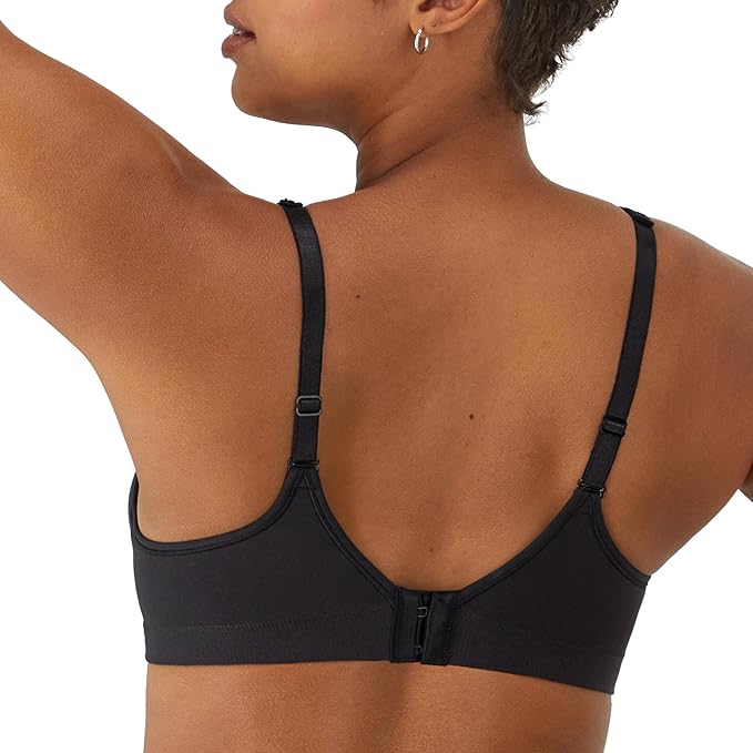 Bali Comfort Revolution Shaping Wireless Bra  Color Black Size 36DD
