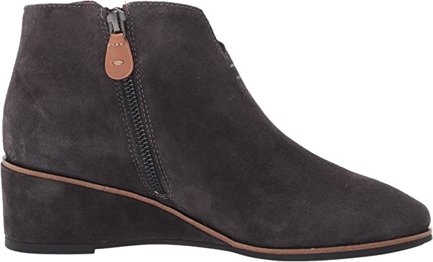 Gentle Souls by Kenneth Cole Women's Cole Ella Wedge Zip  Color Charcoal Size 7M