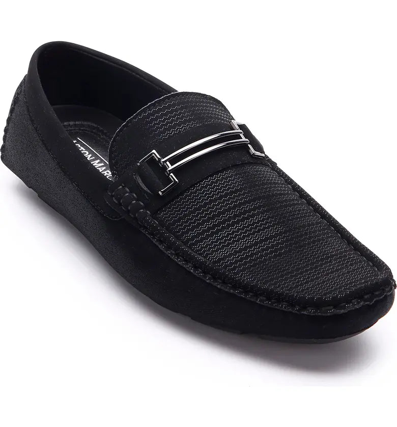 Aston Marc Men's Fashion Driving Shoes  Color Black Size 12M