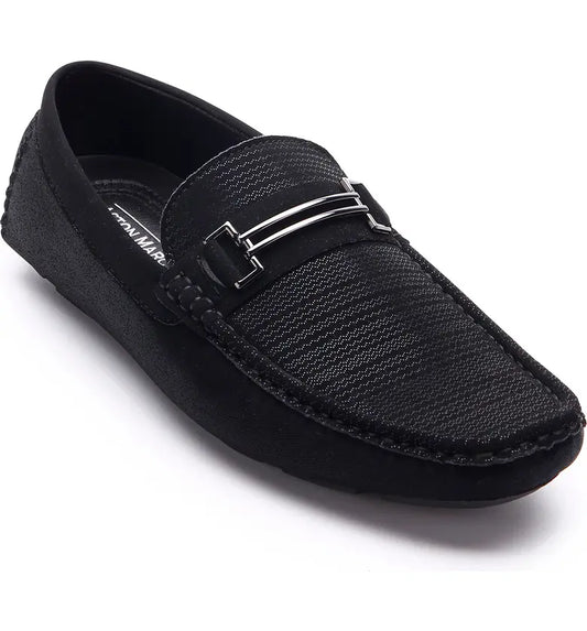 Aston Marc Men's Fashion Driving Shoes  Color Black Size 12M