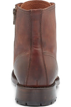 Frye Men's Bowery Lace-up Boots  Cognac Leather Size 8.5