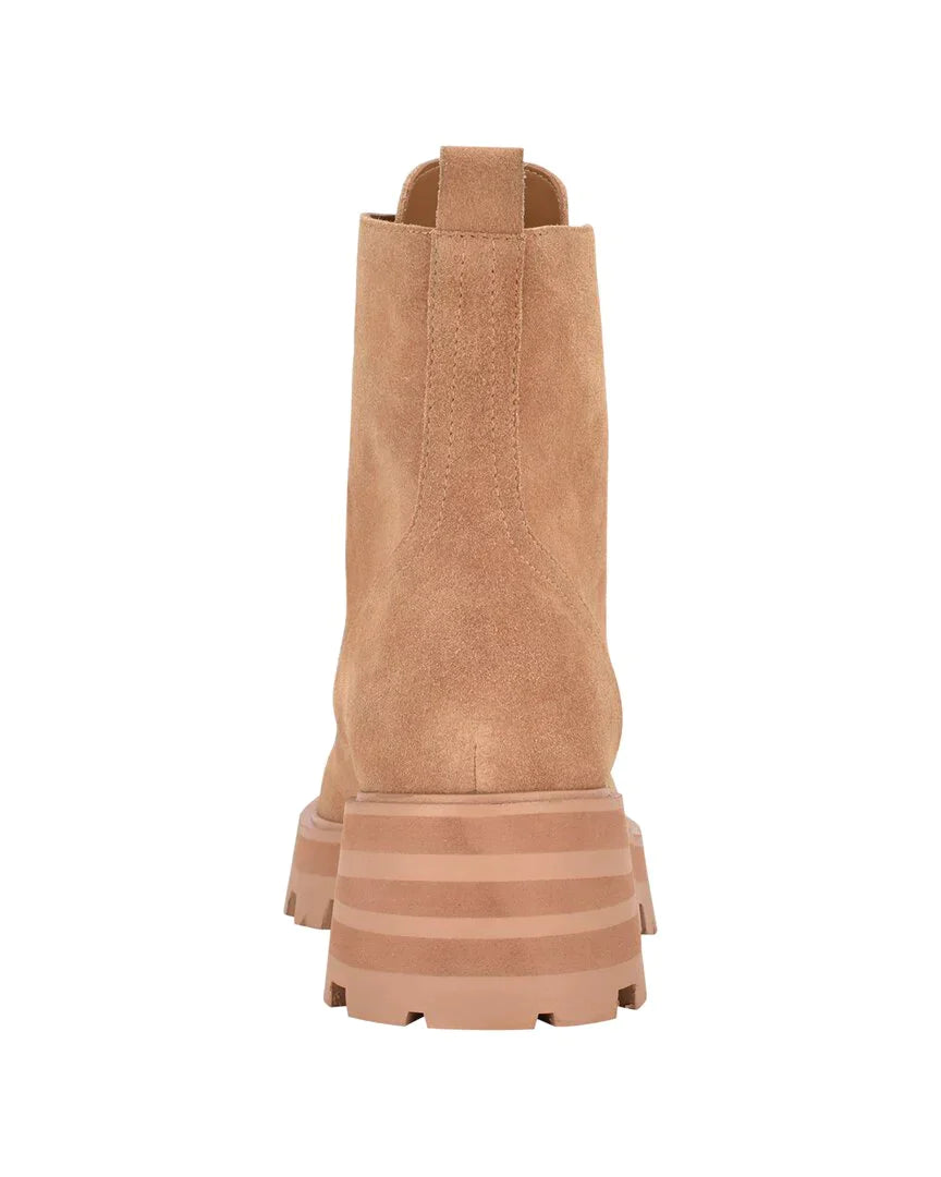 Marc Fisher Lucien Leather Boot Color Light Natural Size 6M