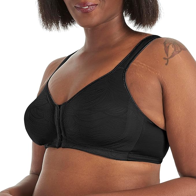 Playtex Wire-Free 18-Hour Posture Bra  Color Black Size 42DD