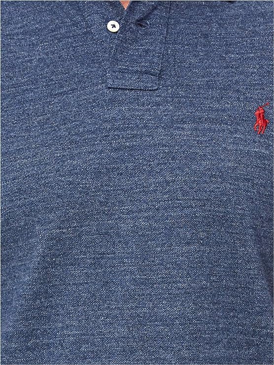 Polo Ralph Lauren Men's Custom Slim-Fit Mesh Polo Shirt  Color Classic Royal Heather Size L