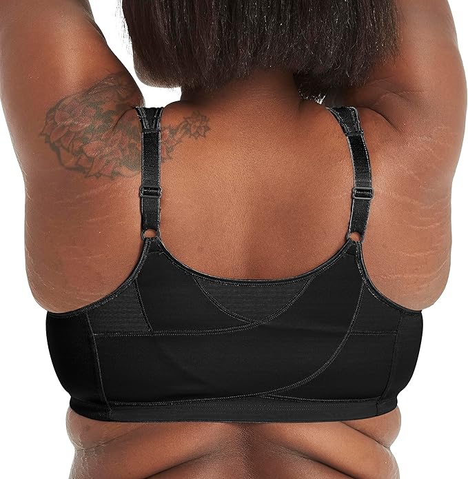 Playtex Wire-Free 18-Hour Posture Bra  Black Size 38C
