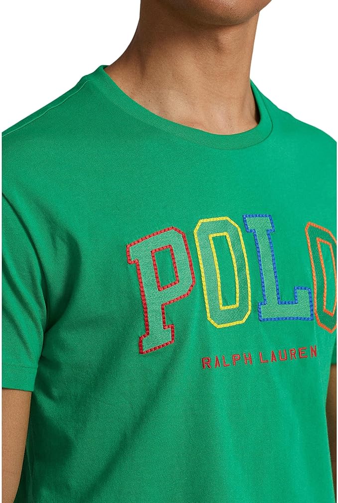 Polo Ralph Lauren Men's Embroidered Logo T-Shirt  Color Preppy Green Size L