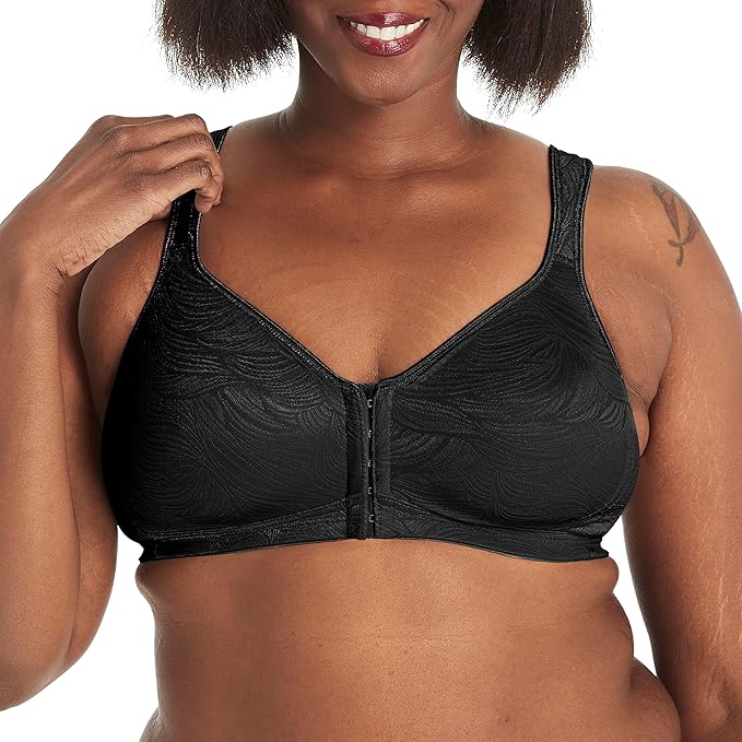 Playtex Wire-Free 18-Hour Posture Bra  Color Black Size 42DD