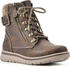 Cliffs by White Mountain Women's Hearty Ankle Boots  Color Brown Size 8.5M