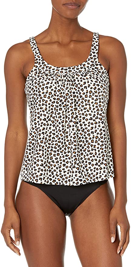 Coco Reef Women's Ultra Fit Bra Sized Tankini  Color Ivory 110 Size 36C