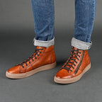Thomas & Vine Mens Xander Lace-up Round Toe High Top Sneaker  Color Black Size 10M