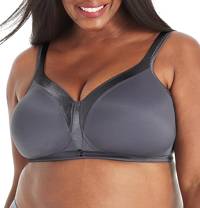 Playtex 18-Hour Wireless Bra, Silky Smoothing Bra  Color Private Jet Size 40DD