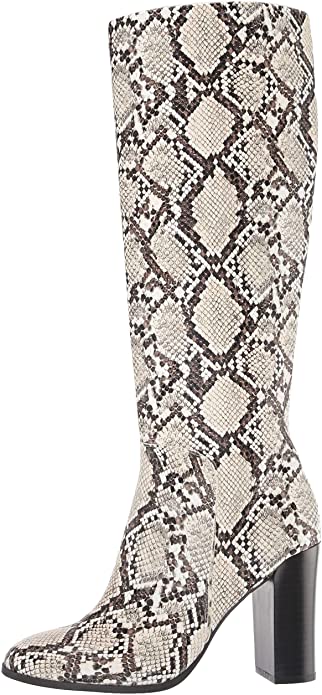 Kenneth Cole New York Women's Justin Riding Boots  Color Black/Off White Size 8.5M