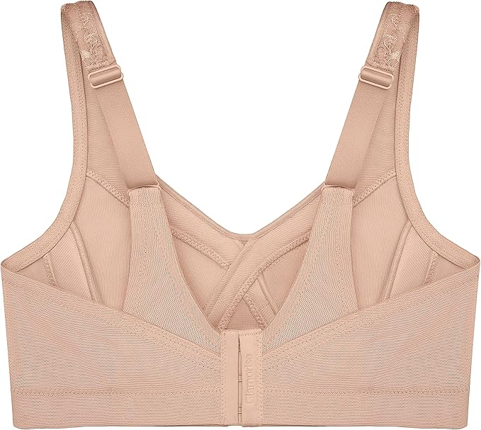 Glamorise Plus Size MagicLift Seamless Wirefree Bra  Cafe Size 36F