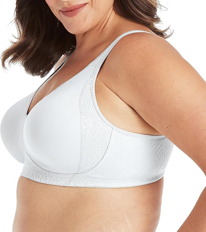 Playtex 18 Hour Wireless Smoothing Cooling T-Shirt Bra  White Size 38B