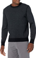 Theory Men's Maden Crew Cb Novo Merino Sweatshirt  Color Black Size M
