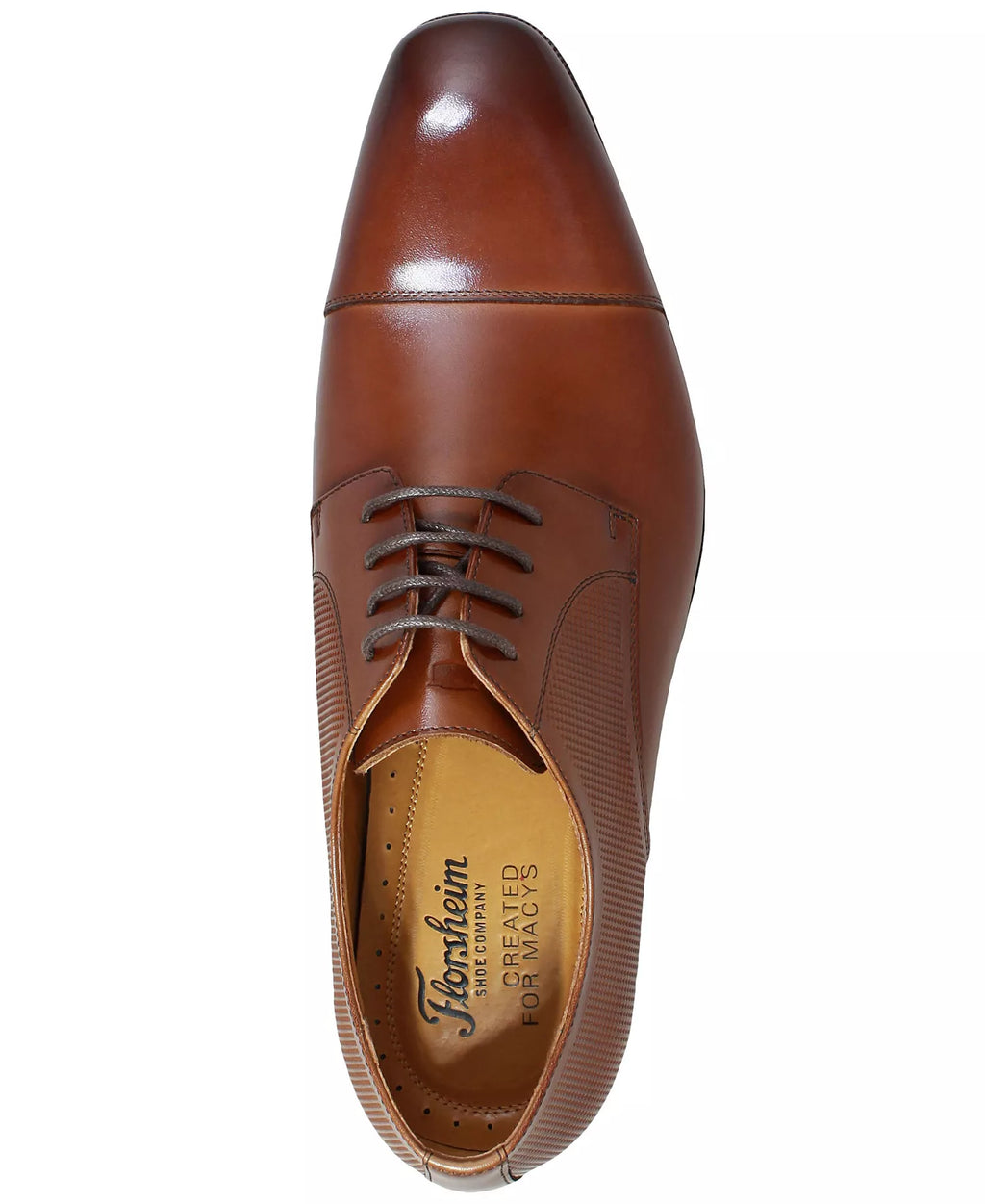 Florsheim Men's Calipa Cap-Toe Oxfords  Scotch Size 10.5