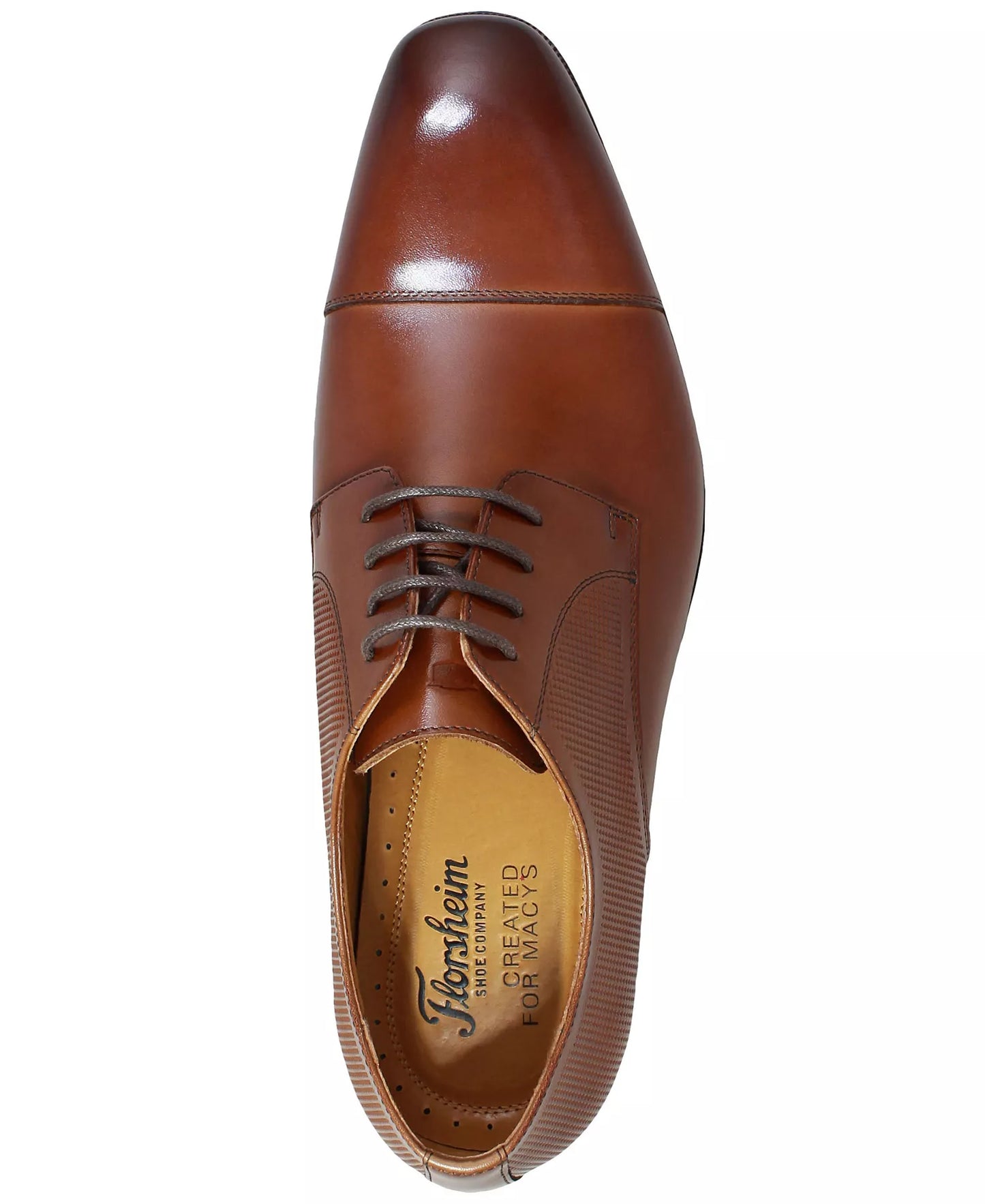 Florsheim Men's Calipa Cap-Toe Oxfords  Scotch Size 10.5