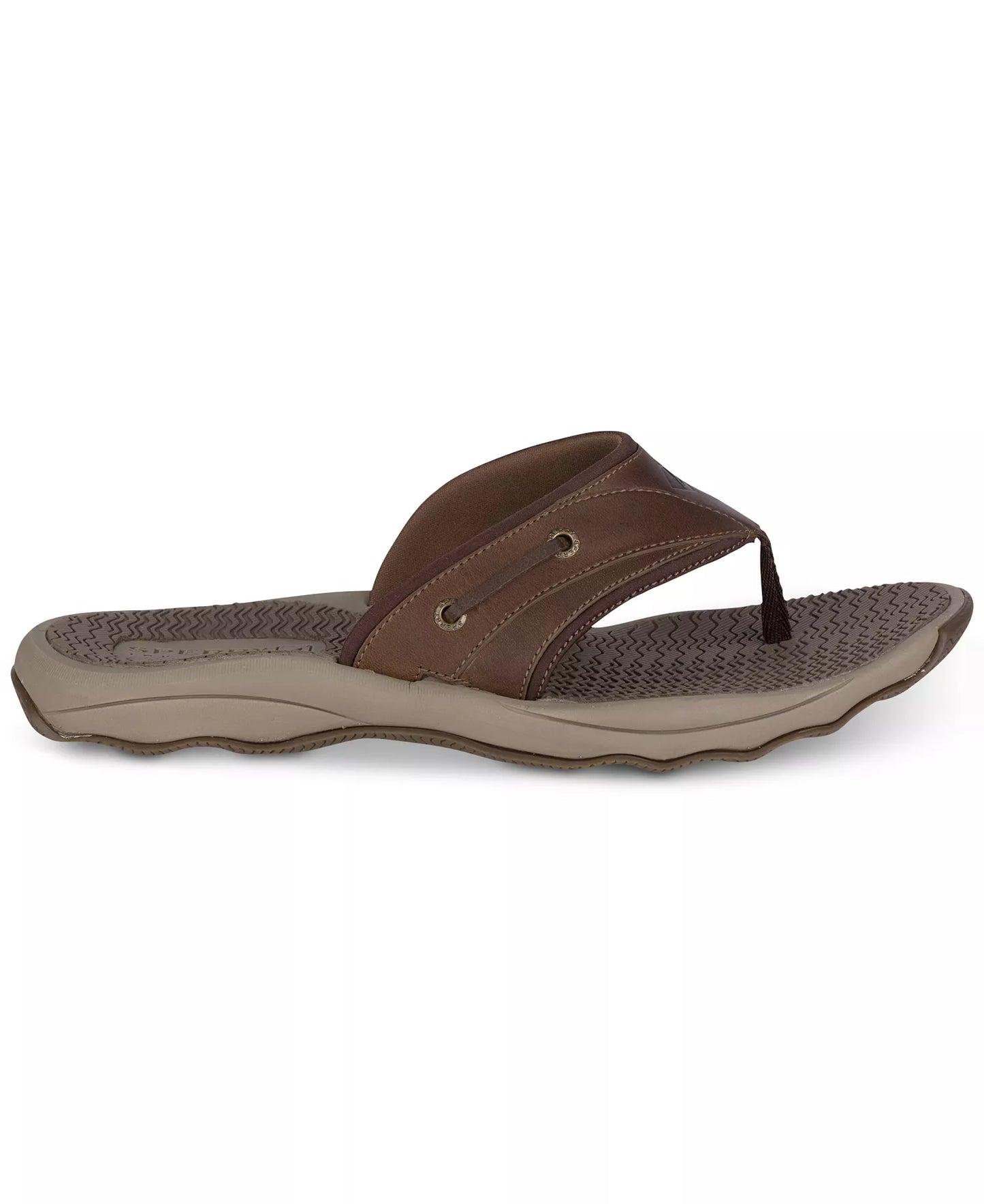 Sperry Men's Outerbanks Thong Sandals  Brown Size 8