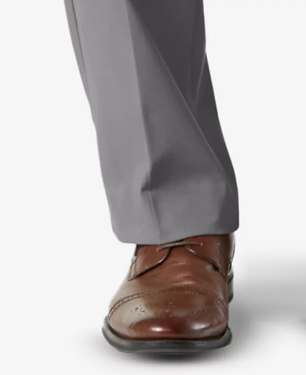 Dockers Men's Easy Classic Fit Khaki Stretch Pants  Burma Grey W40xL32