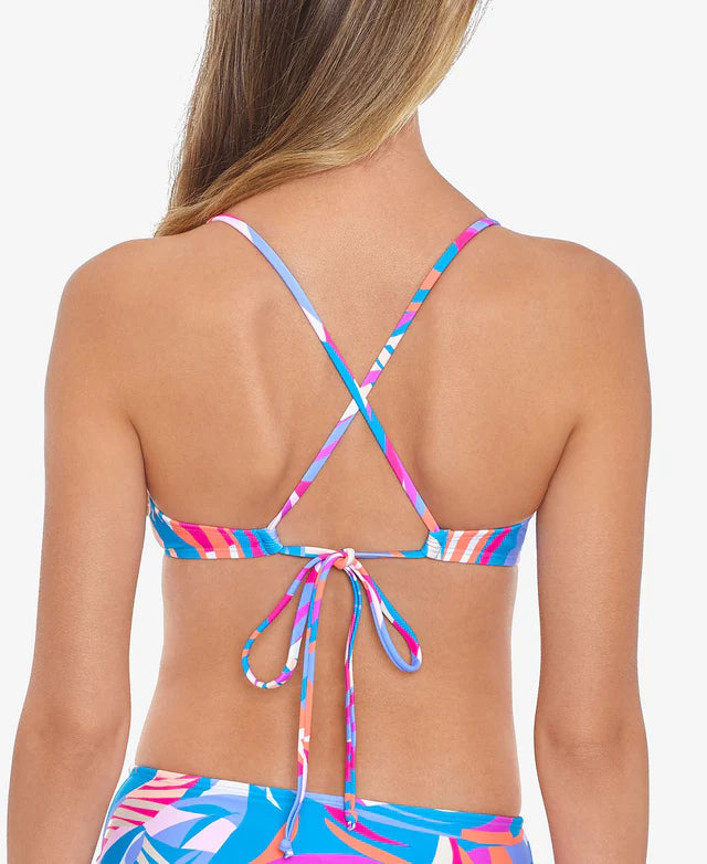 Salt + Cove Juniors Tropical Breeze Underwire Bikini Top  Multicolor Size L