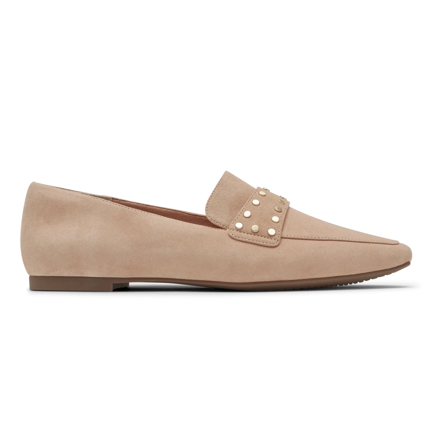 Rockport Total Motion Laylani Studded Loafer  Color Beige Size 10W
