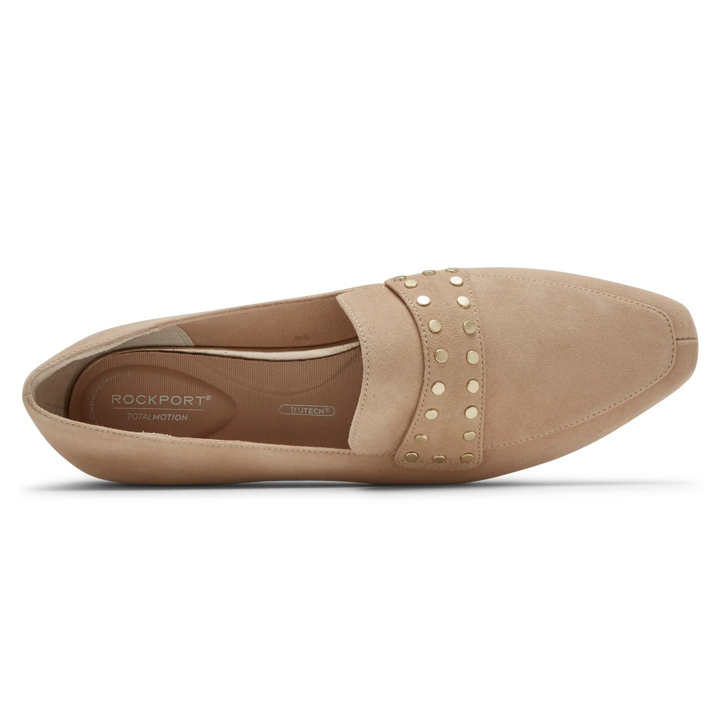 Rockport Total Motion Laylani Studded Loafer  Color Beige Size 10W