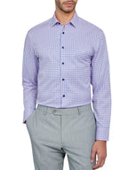 ConStruct Men's Slim-Fit Check Dress Shirt  Pink 18/18.5 36/37