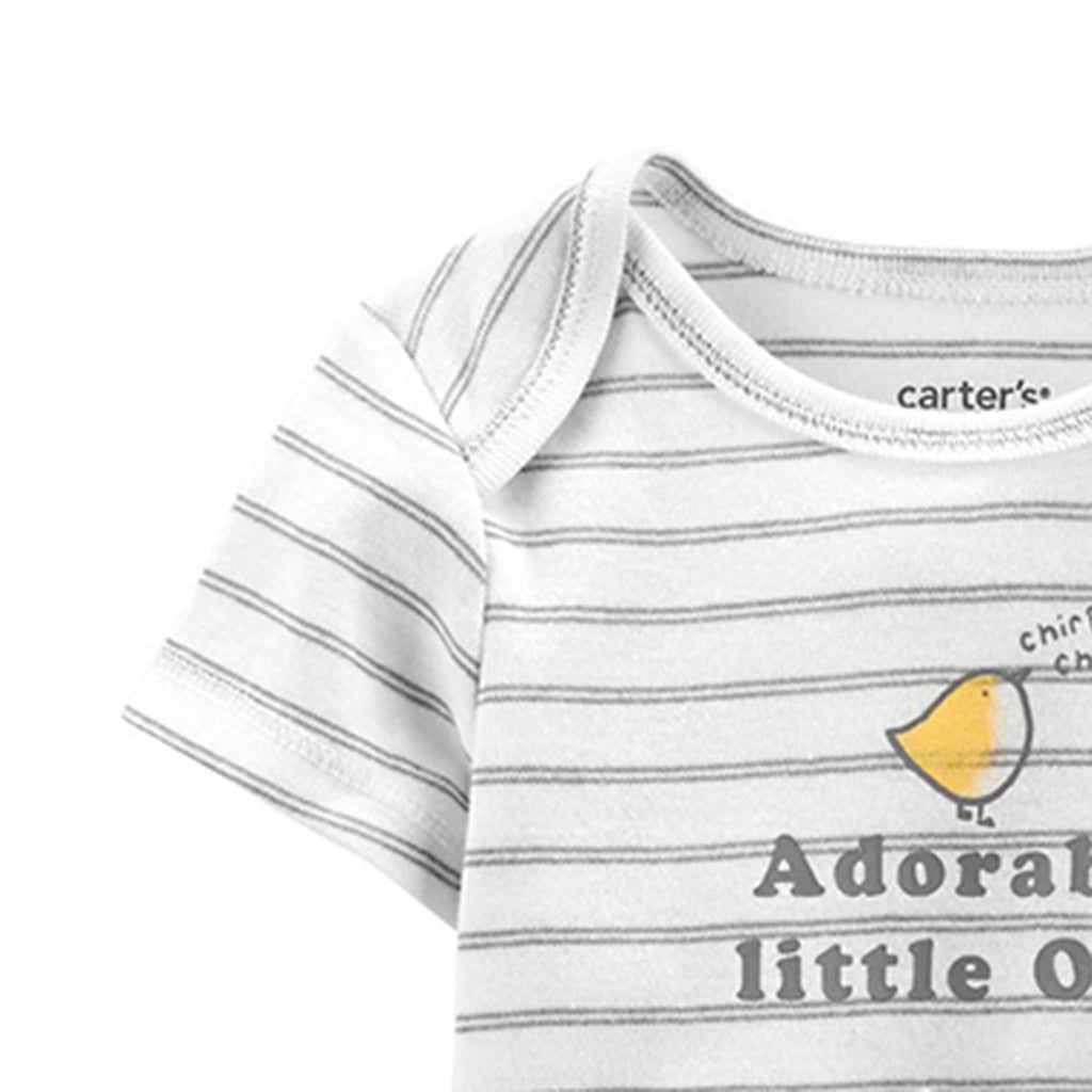 Carters Baby 3-Pc. Bodysuits Pants Set  Color Gray Size 9 months