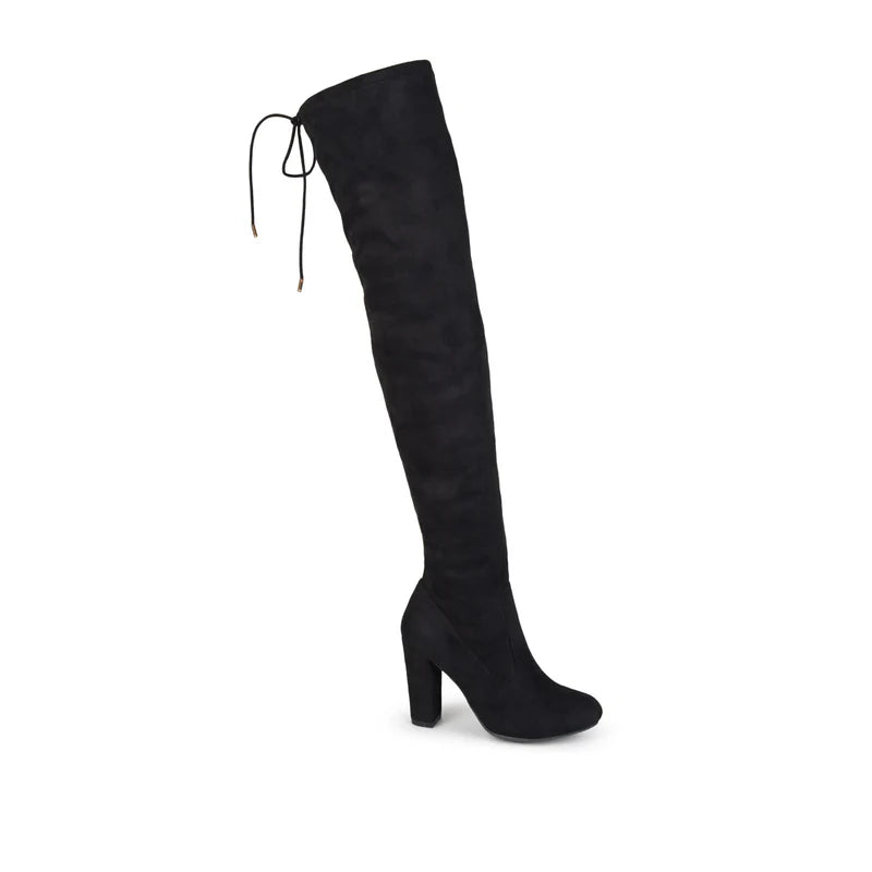 Journee Collection Women's Maya Wide Calf Knee Boots  Color Black Size 8.5M