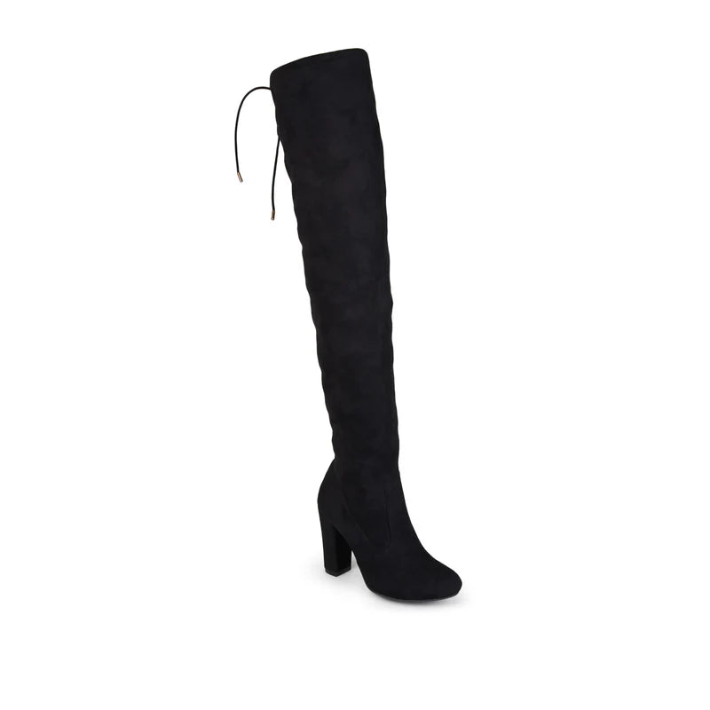 Journee Collection Women's Maya Wide Calf Knee Boots  Color Black Size 8.5M