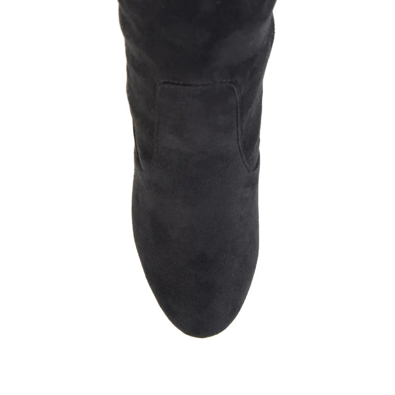 Journee Collection Women's Maya Wide Calf Knee Boots  Color Black Size 8.5M