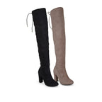 Journee Collection Women's Maya Wide Calf Knee Boots  Color Black Size 8.5M