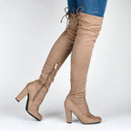 Journee Collection Women's Maya Wide Calf Knee Boots  Color Black Size 8.5M