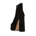 Schutz Selene Casual Nubuck Bootie  Color Black Size 9.5B
