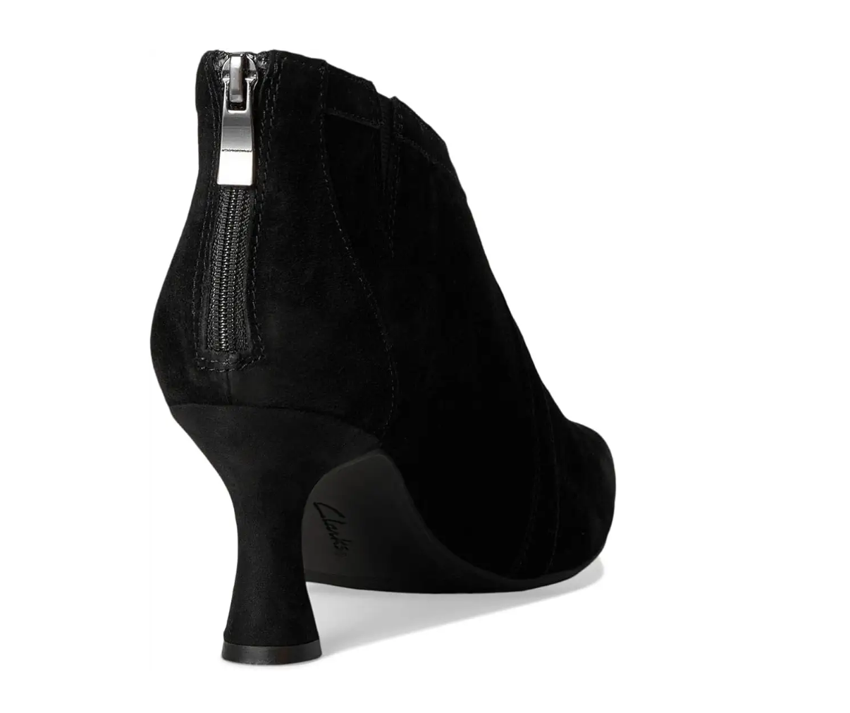 Clarks Women's Kataleyna Sol Boots  Black Suede Size 7.5