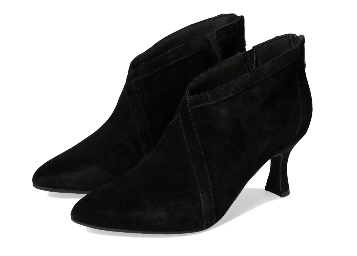 Clarks Women's Kataleyna Sol Boots  Black Suede Size 7.5