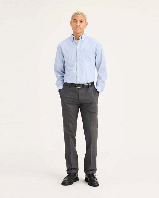 Dockers Men's Signature Straight-Fit Khakis  Steelhead W30xL30