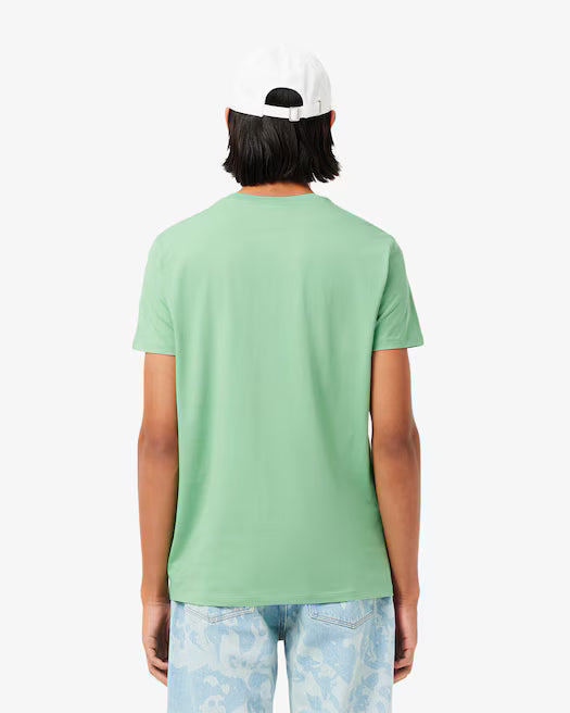 Lacoste Men's Short Sleeve Pima Jersey Crew Neck Tee  Liamone Size L