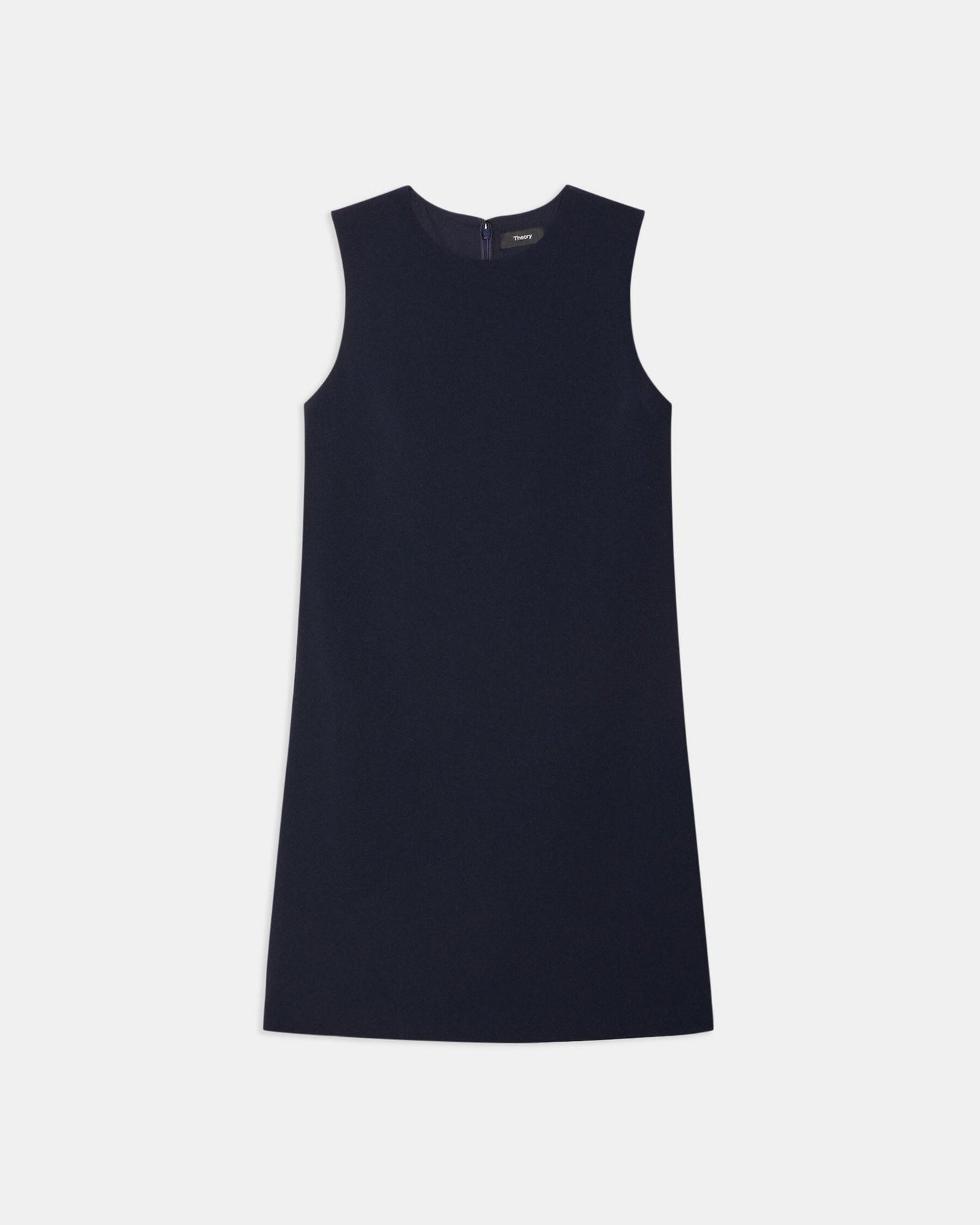 Theory Women's Admiral Crepe Shift Dress  Color Nocturne Navy Size 4