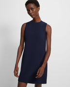 Theory Women's Admiral Crepe Shift Dress  Color Nocturne Navy Size 4