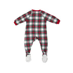 Family Pajamas Baby Boys Girls 1-Pc. Pajamas  Color Stewart Plaid Size 12 months