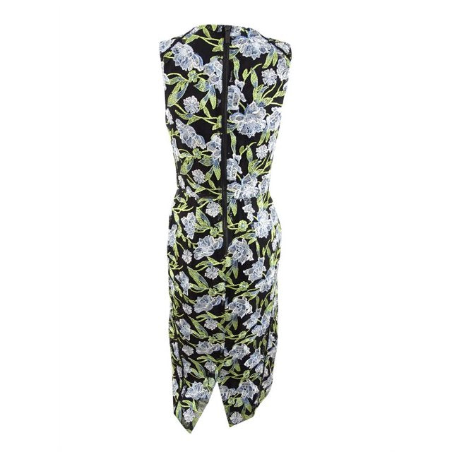 Rachel Roy Women's Embroidered Mesh Sheath Dress   Color Black Combo Size 10