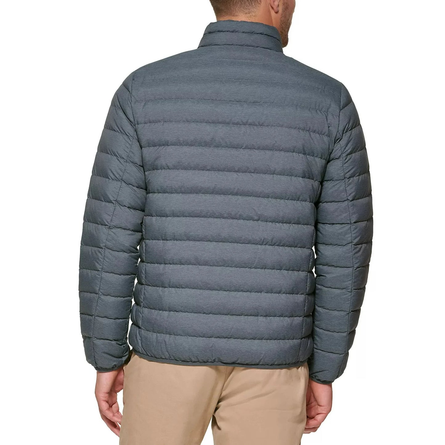 Club Room Men's Packable Quilted Puffer Jacket  Heather Charcoal Size XL