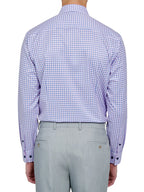 ConStruct Men's Slim-Fit Check Dress Shirt  Pink 18/18.5 36/37