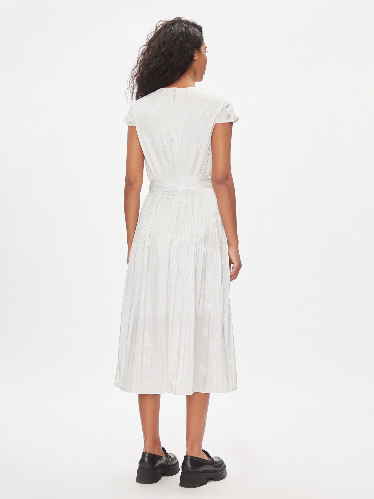 DKNY Women's Pleated Cocktail Dress  Color Vapor Blue Size 4