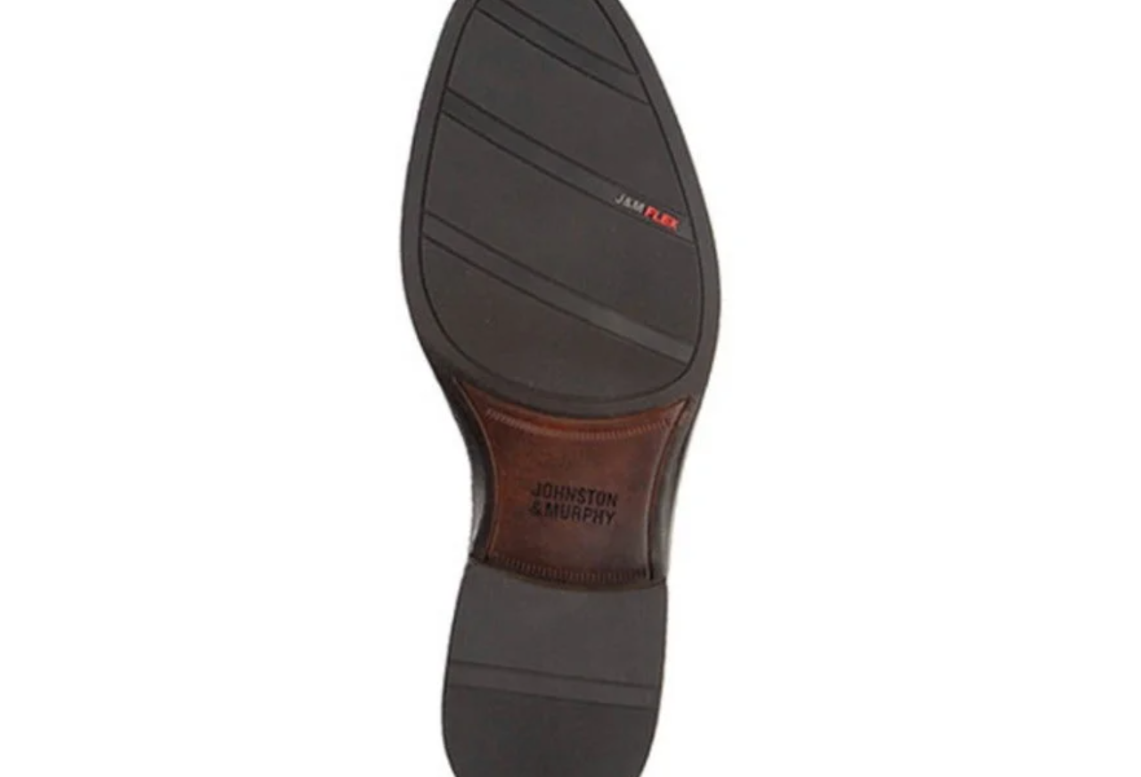 Johnston & Murphy Men's Alcott Penny Loafer  Black Calfskin Size 12