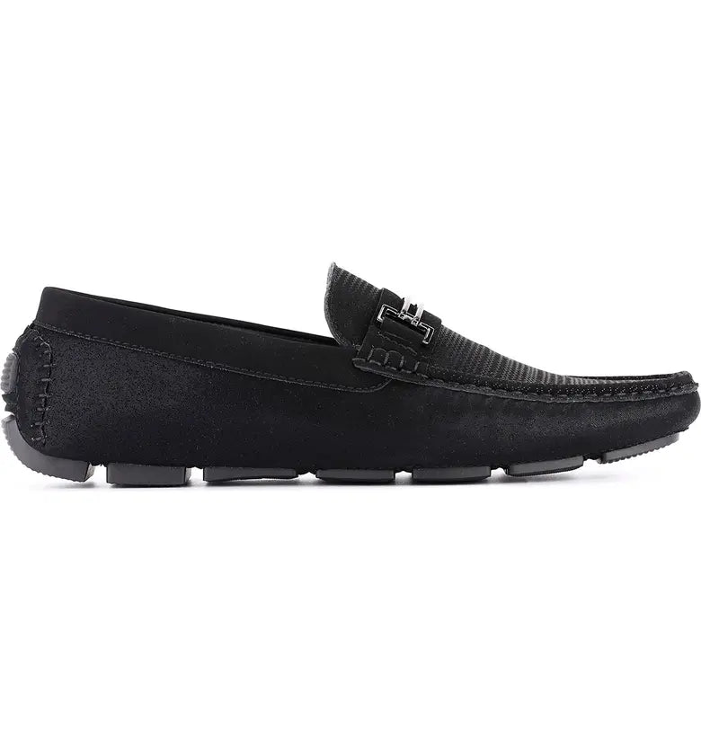Aston Marc Men's Fashion Driving Shoes  Color Black Size 12M