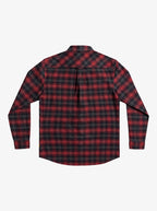 Quiksilver Men's Cliff Edge Flannel Shirt  Color Deep Red Size XL