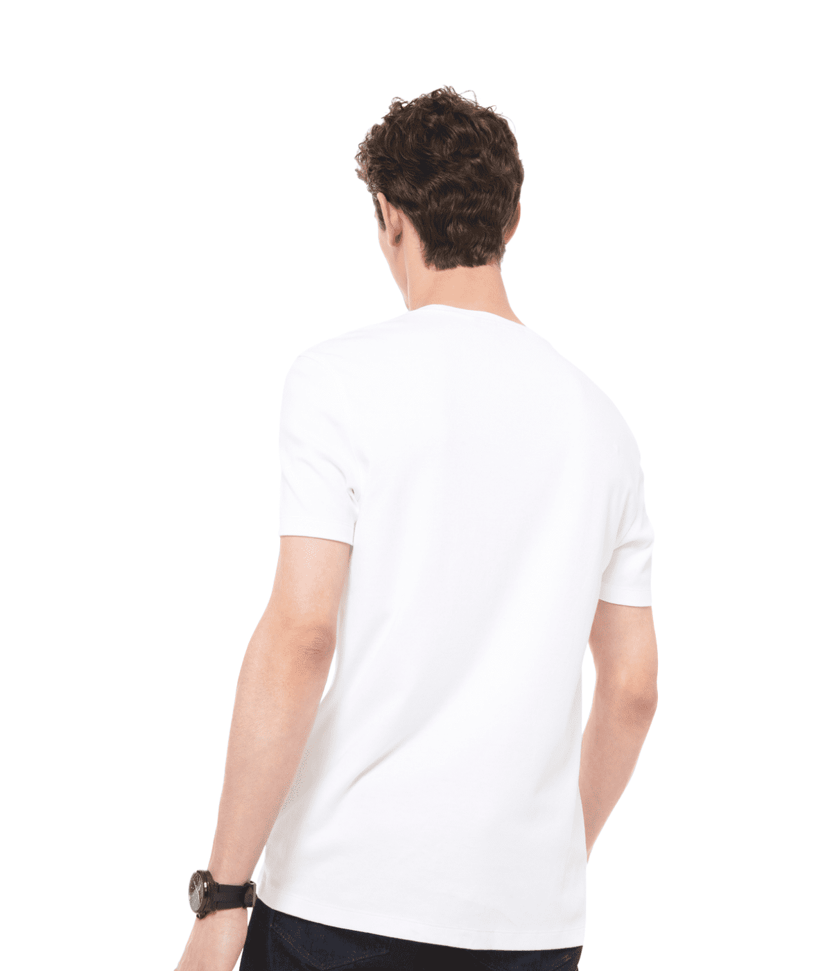 Michael Kors Men's Liquid Jersey Crew Neck T-Shirt  Color White Size S