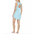 Jenni Women's Striped Cut Out Sleep Shirt  Color Tropical Tide Size XS